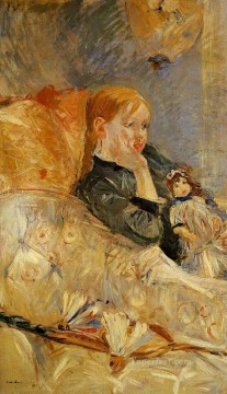  Berthe Obras - Niña con muñeca Berthe Morisot